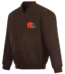 Cleveland Browns Poly Twill Varsity Jacket - Brown