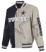 Authentic NFL Dallas Cowboys Cotton Twill Full-Snap Embroidered Jacket