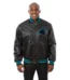 Carolina Panthers Leather Jacket - Black