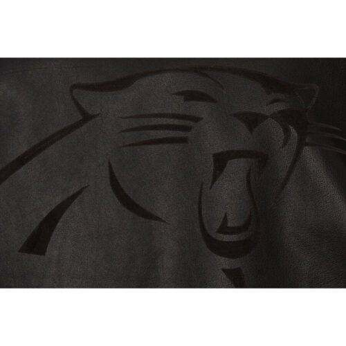 Carolina Panthers Tonal Leather Jacket - Black