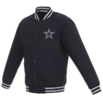 Dallas Cowboys Poly Twill Jacket - Navy