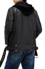 Billie Oversize Leather Biker Jacket