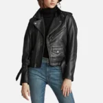 Women’s Black Biker Real Soft Leather Jacket – Motorcycle Jacket