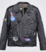 new Designer Full Studded Leather Jacket for Men With Embroidery Patch! Elevate your style game with this statement piece that exudes