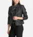 Women’s Black Biker Style Classic Leather Jacket