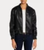 Women’s Black Bomber Faux Leather Jacket