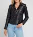 Women’s Asymmetrical Quilted Black Motorcycle Leather Jacket