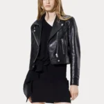 Women’s Colette Moto Black Leather Jacket