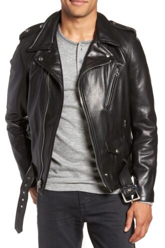 50s Cowhide Leather Moto Jacket