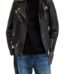Billie Oversize Leather Biker Jacket