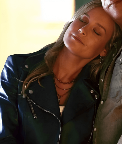 Fast X 2023 Brie Larson Black Leather Jacket