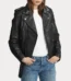 Women’s Lambskin Moto Leather Jacket