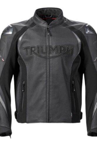 TRIUMPH TRIPLE PERFORATED LEATHER JACKET