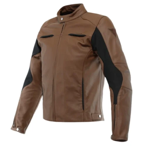 DAINESE RAZON 2 LEATHER JACKET TOBACCO