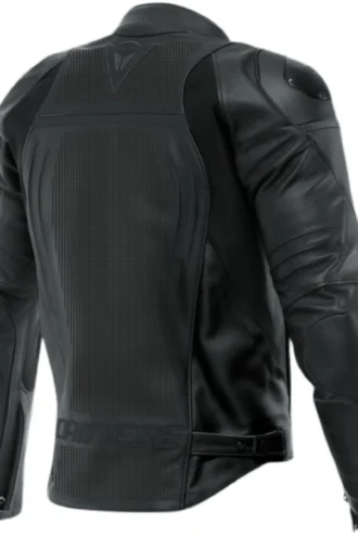 DAINESE RACING 4 LEATHER JACKET PERF BLACK