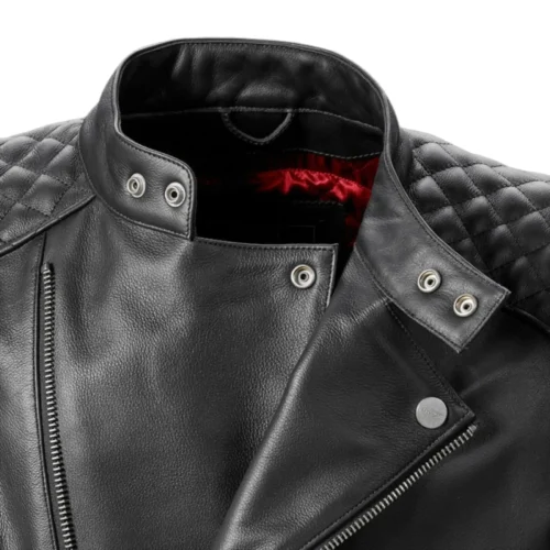 TRIUMPH BRADDAN ASYMMETRIC LEATHER JACKET