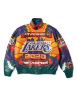 LOS ANGELES LAKERS 2020 CHAMPIONSHIP GENUINE LEATHER JACKE