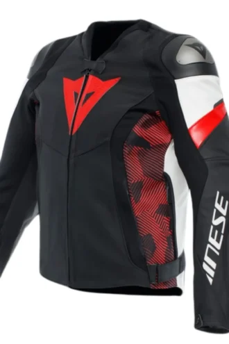 DAINESE AVRO 5 LEATHER JACKET RED