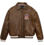 Avirex Vintage Brown Leather Jacket