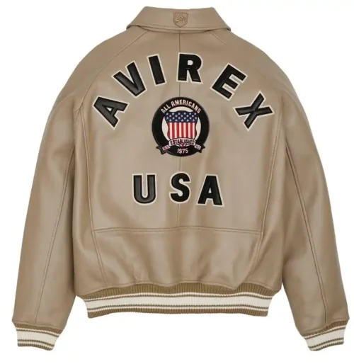 Avirex Leather Jacket Mink
