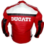 DUCATI MOTORCYCLE LEATHER JACKET RED