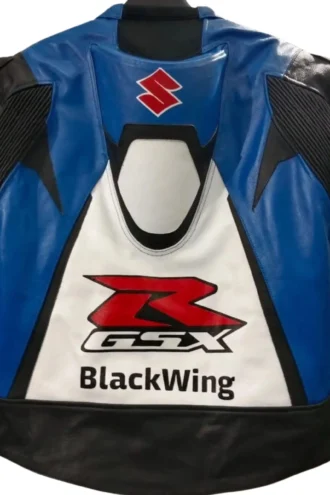 SUZUKI GSXR MOTORBIKE RACING LEATHER JACKET