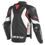 DAINESE SUPER SPEED 3 PERFORATED LEATHER JACKET BLACK & RED