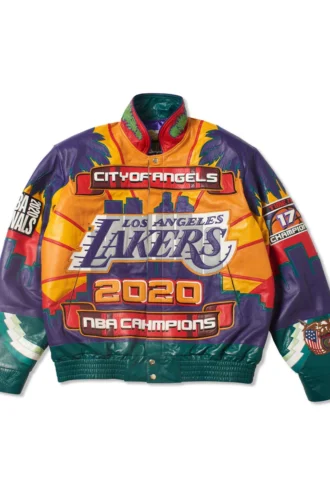 LOS ANGELES LAKERS 2020 CHAMPIONSHIP GENUINE LEATHER JACKET