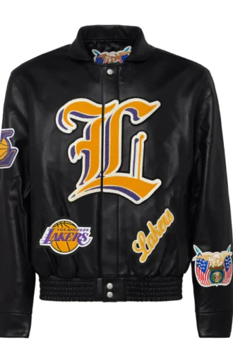 LOS ANGELES LAKERS FULL LEATHER JACKET Color