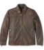 HARLEY DAVIDSON MENS GAS AND OIL LEATHER JACKET BROWN