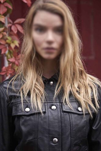 Anya Taylor-Joy Leather Jacket