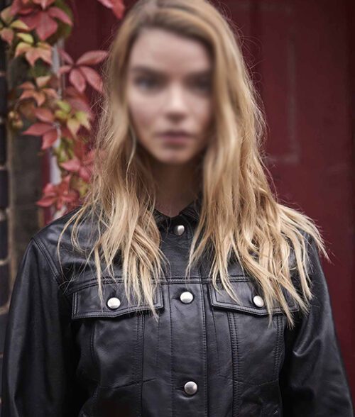 Anya Taylor-Joy Leather Jacket