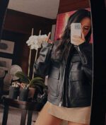 Becky G Black Leather Jacket