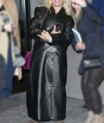 Busy Philipps New York Black Long Coat