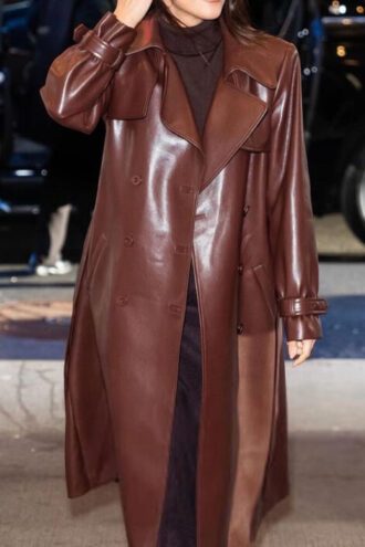 Camila Mendes Brown Trench Coat