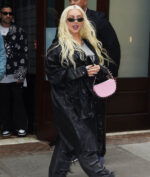 Christina Aguilera Leather Jacke