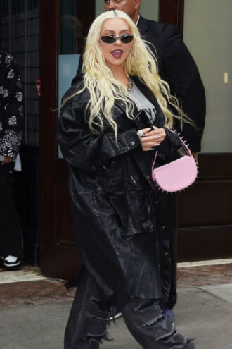 Christina Aguilera Leather Jacke