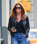 Cindy Crawford Black Biker Jacket