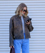 Elsa Hosk Brown Jacket