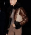 Hailey Bieber Brown Leather Jacket