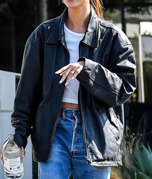 Hailey Black Leather Jacket