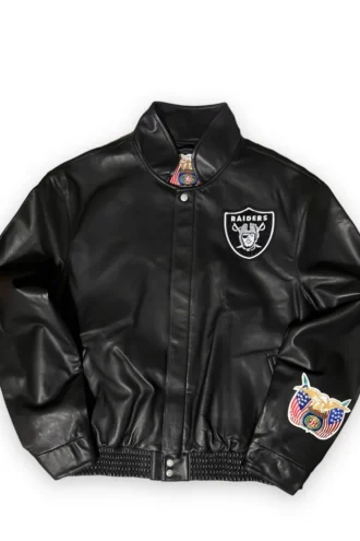 LAS VEGAS RAIDERS FULL LEATHER JACKET