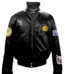 INDIANA PACERS FULL LEATHER PUFFER JACKET Black
