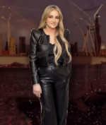 Jamie Lynn Spears Black Leather Jacket