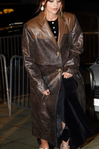 Jenna Coleman Brown Coat