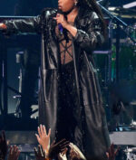 Jennifer Hudson Music Awards Black Coat