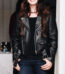 Lana Del Rey Ny­lon Cov­er Biker Jacket