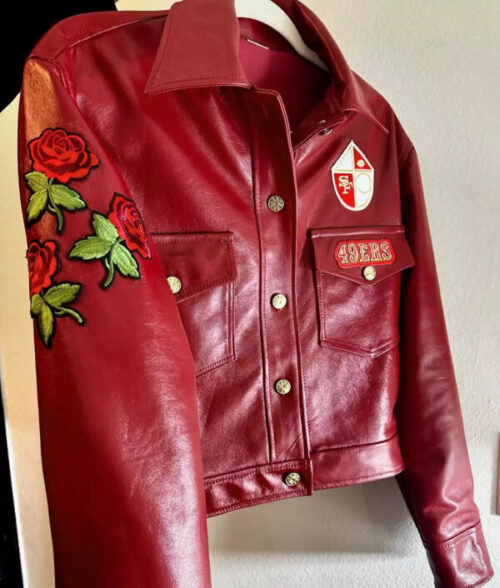 Lana Del Rey Super Bowl Red Jacket