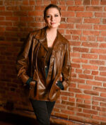 Mischa Barton Brown Jacket