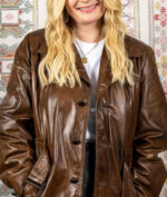 Mischa Barton Brown Jacket